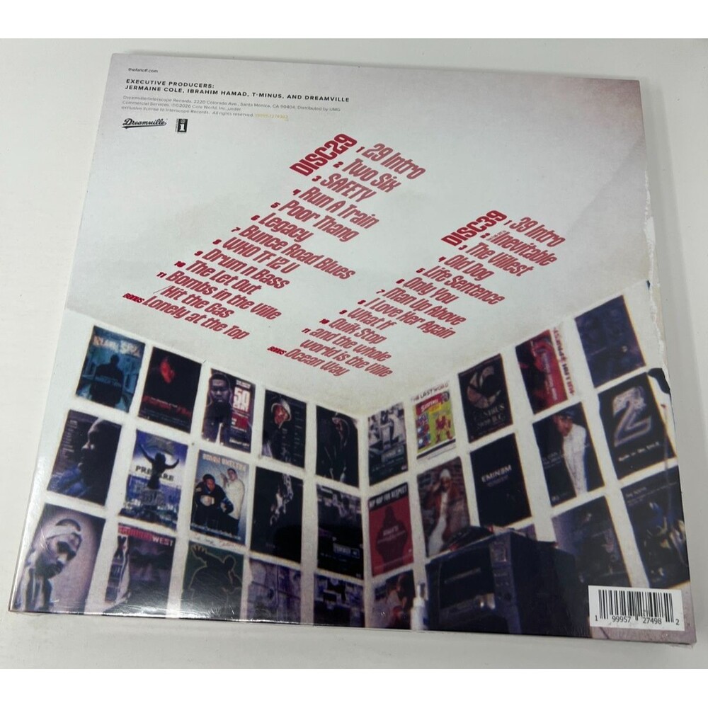 J. Cole The Fall-Off Vinyl Limited "Stealth Edition" 4LP First Pressing Record - Picture 3 of 7